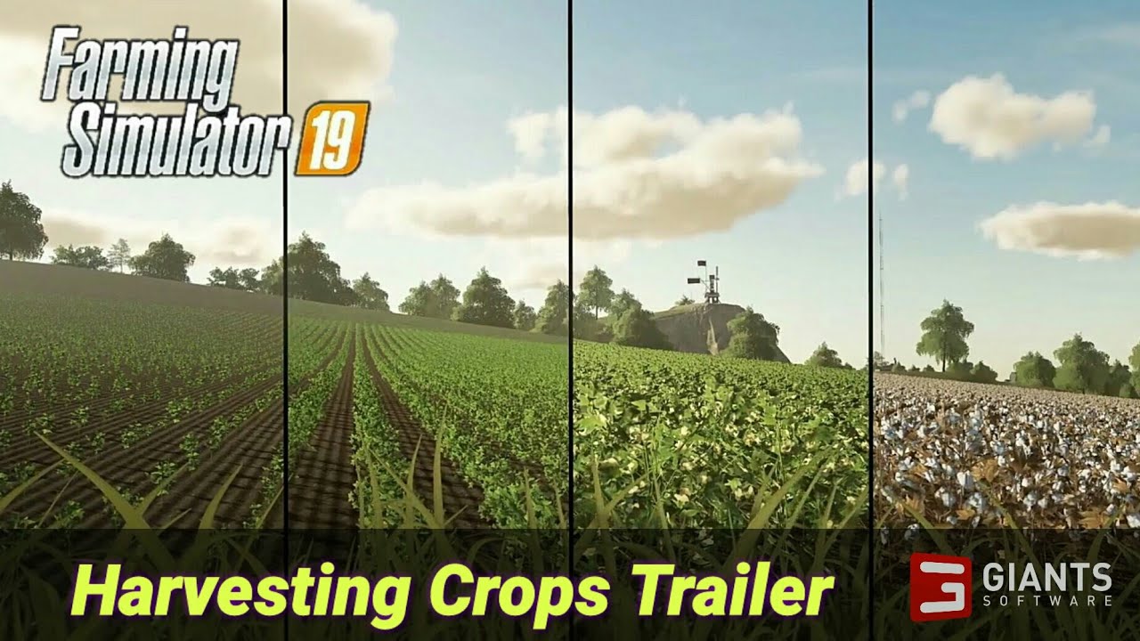 Farming Simulator 19 | Harvesting Crops | Gameplay Trailer