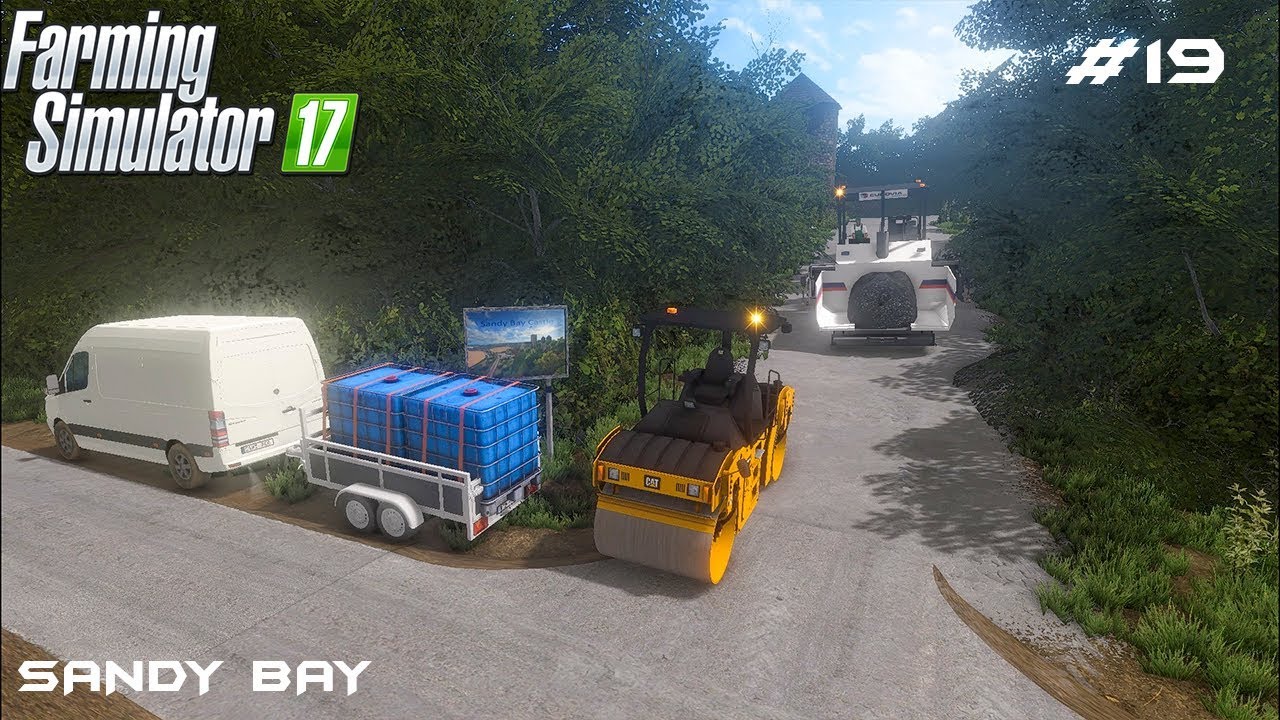 Asphalting | Sandy Bay 17 | Farming Simulator 2017 | Episode 19