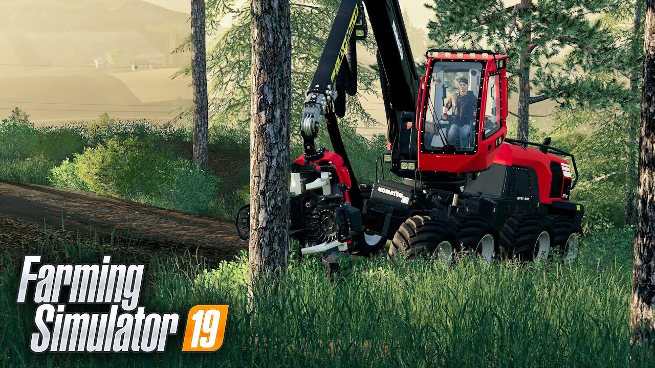 FS19! IN GAME VS REAL LIFE COMPARISON | KOMATSU FORESTRY EQUIPMENT RELEASE!