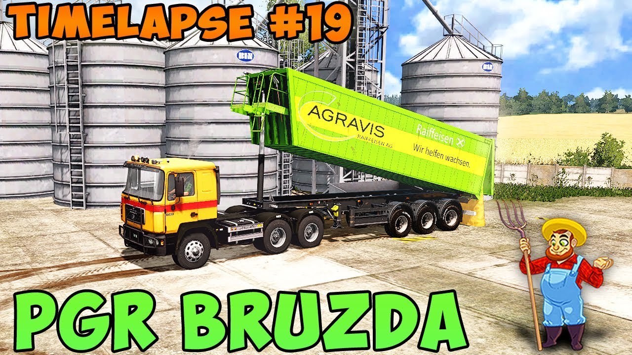 Farming simulator 17 | PGR Bruzda with seasons | Timelapse ep#19