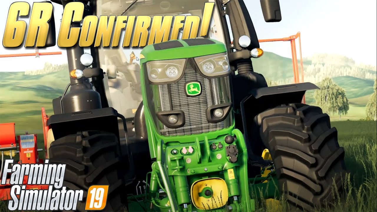 John Deere 6R Confirmed! - Harvesting Crops Gameplay Trailer - Farming Simulator 19