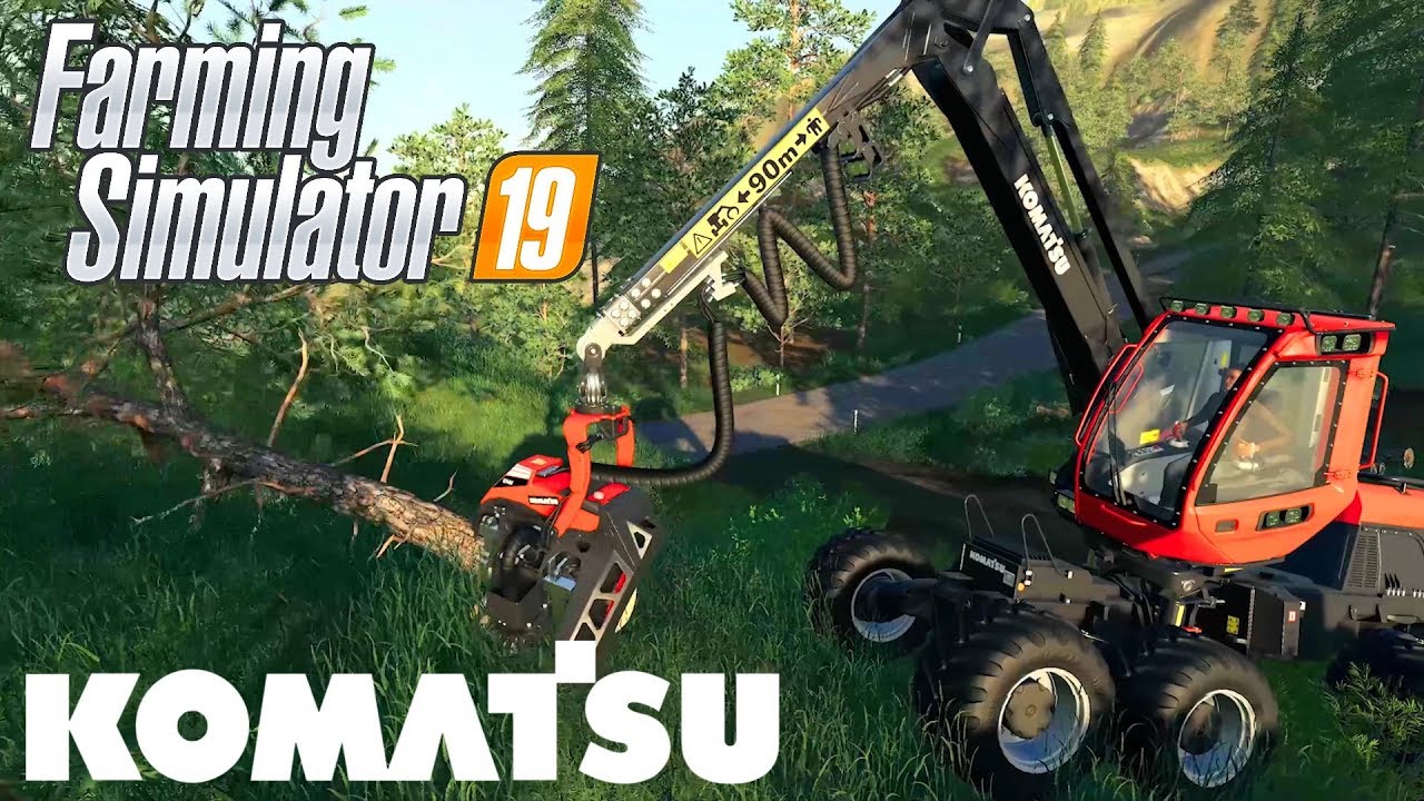 KOMATSU SPOTLIGHT | Farming Simulator 19 - Ingame Footage