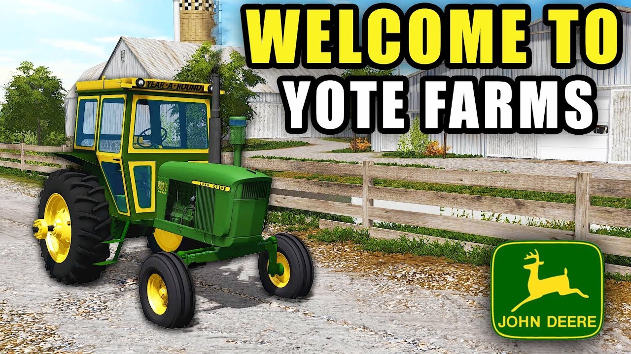 YOTE FARMS EQUIPMENT TOUR! | PURCHASING TRACTOR, COMBINES & PLANTERS | FARMING SIMULATOR 2017