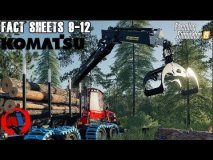 Farming Simulator 19 News (Logging Week) - Komatsu Presentation and Fact Sheets 9-12