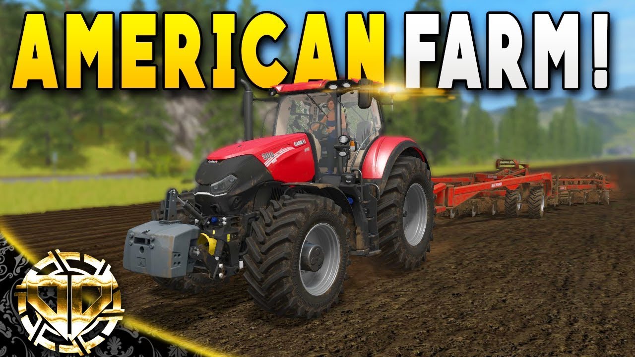 BACK ON THE AMERICA FARM : Farming Simulator 17 Gameplay : American Outback EP 1