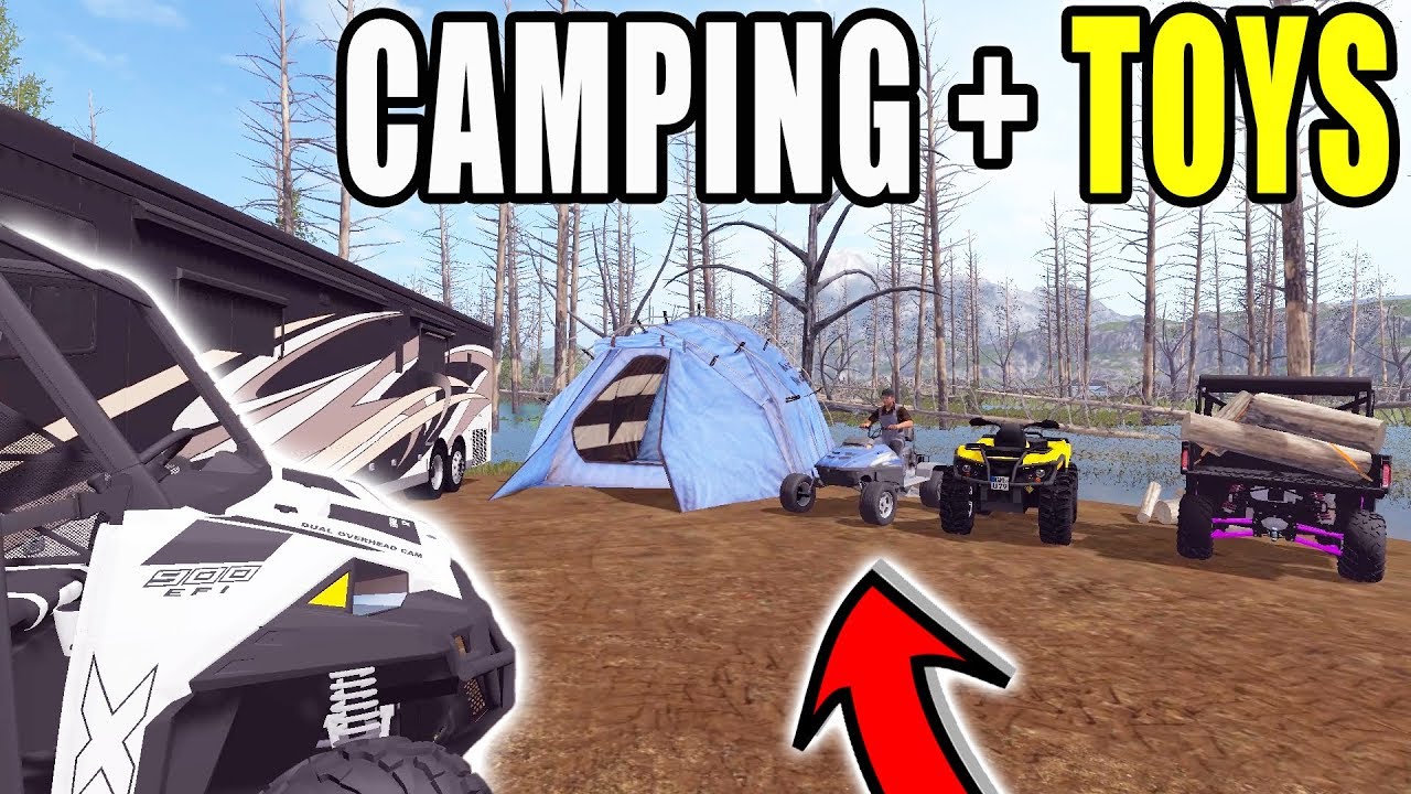 CAMPING IN THE DEEP WOODS | FARMING SIMULATOR 2017