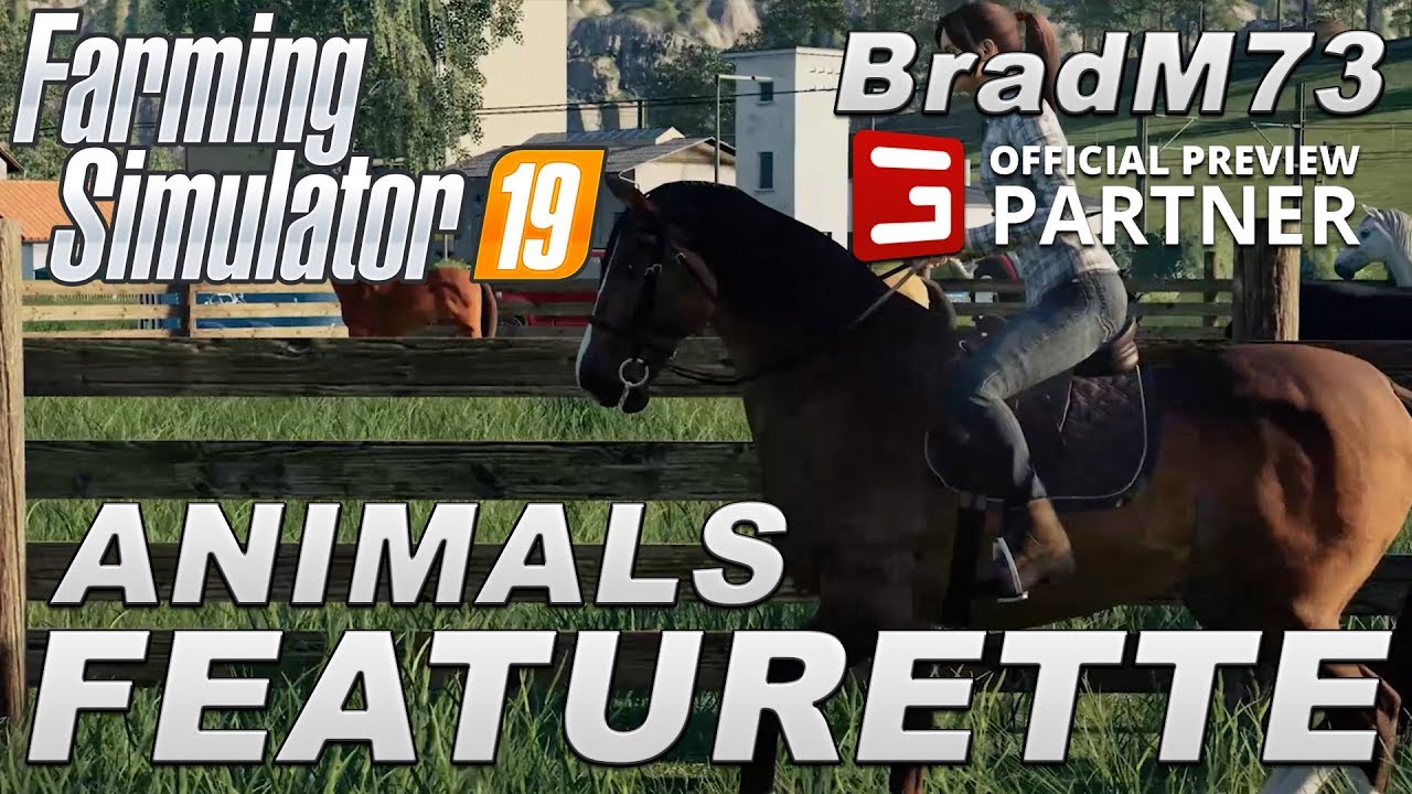 FARMING SIMULATOR 19 NEWS - Animals Featurette & REVIEW!!!