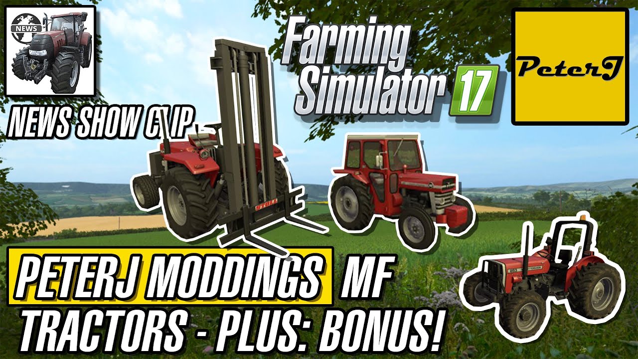 Farming Simulator 17 | PeterJ Modding's Massey Tractors PLUS Bonus!