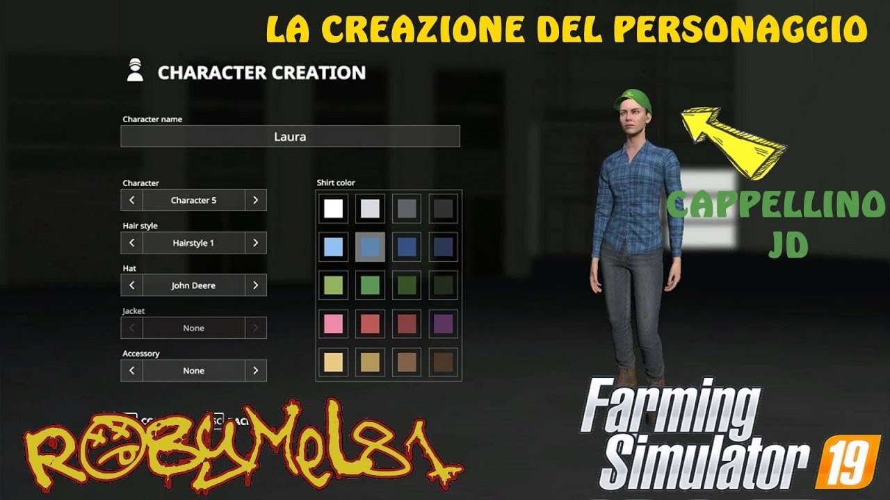 Farming Simulator 19 - Creazione del Personaggio
