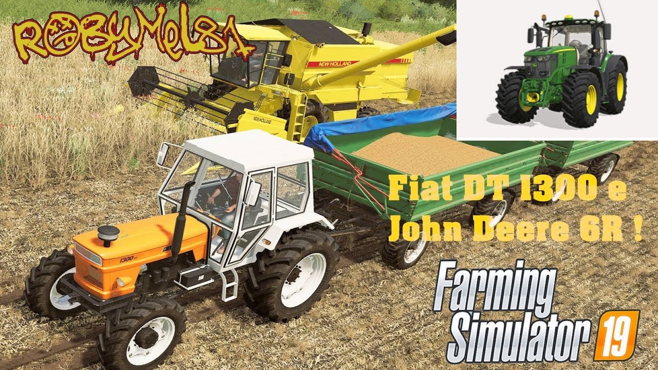 Farming Simulator 19 - #FactSheetFriday 07 - Fiat DT 1300 e John Deere 6R !