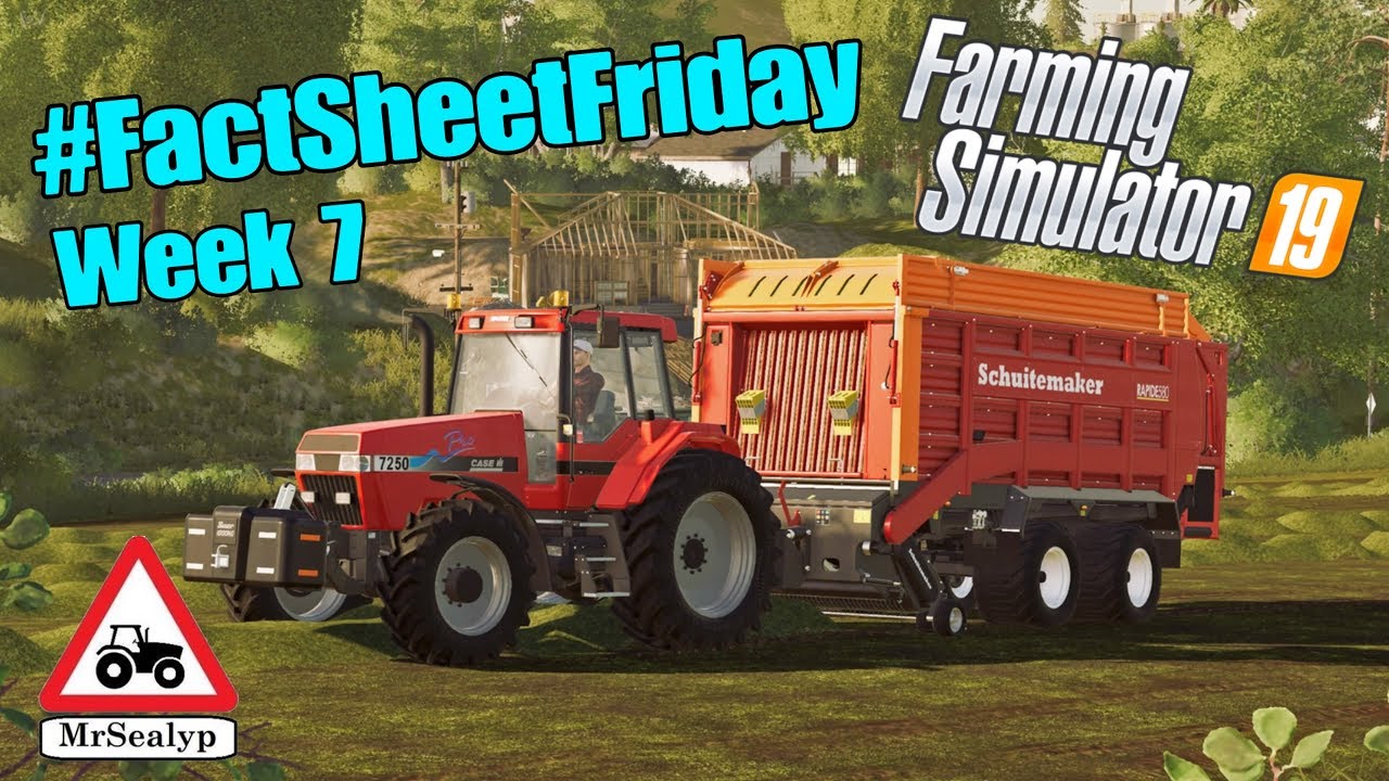 Farming Simulator 19, #FactSheetFriday, Week 7 (Fact Sheet Frenzy!).