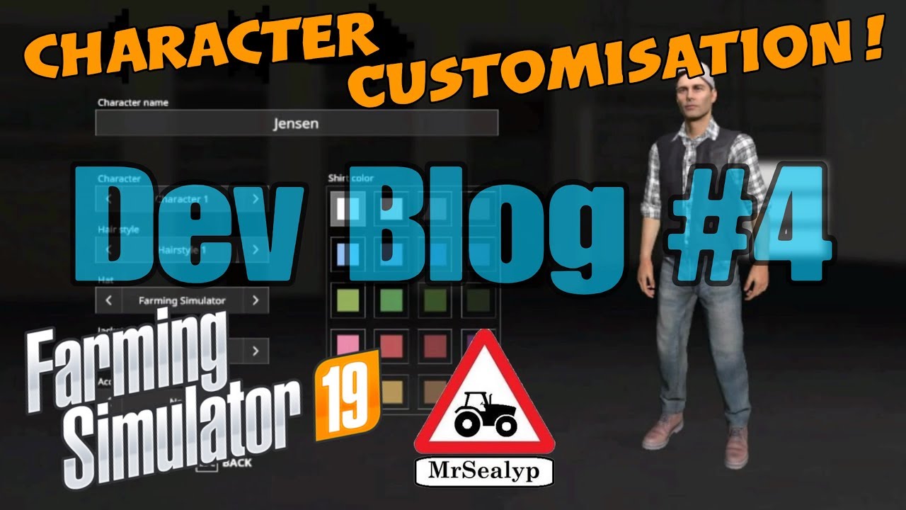Farming Simulator 19, NEWS! DEV BLOG #4 (Character Customisation!) Review, PS4.