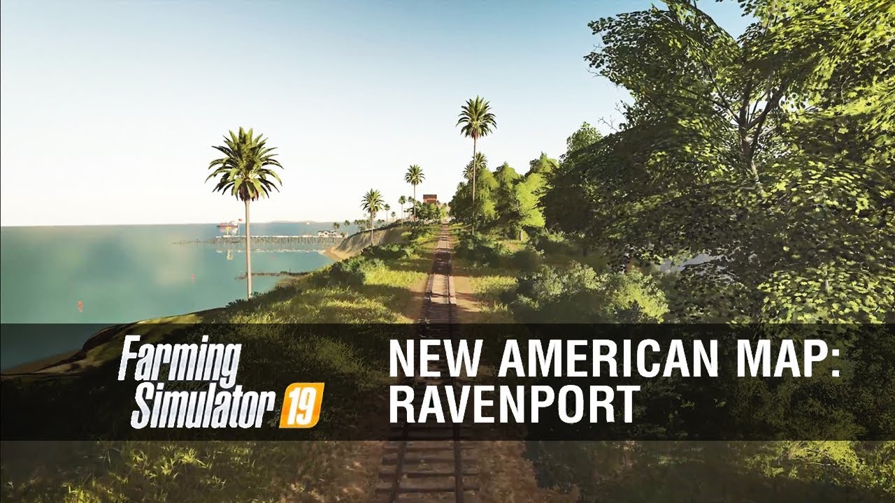 Farming Simulator 19: New American Map Ravenport Featurette ..Wow!!..Beautiful Map..