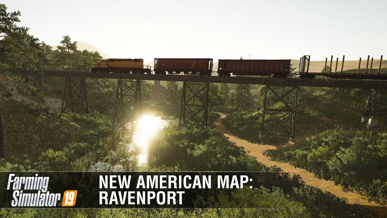 Farming Simulator 19: New American Map Ravenport Featurette