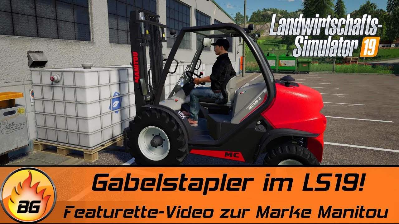 GABELSTAPLER IM LS19! | MANITOU in der Kurzanalyse | FARMING SIMULATOR 19 FEATURETTE [HD]