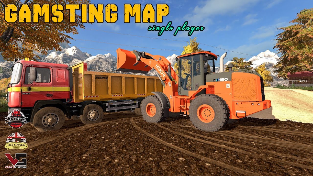 GAMSTING MAP PORTIAMO VIA SABBIA E PIETRE - ALEX FARMER FARMING SIMULATOR 17
