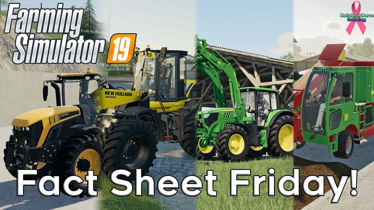 JCB 4000! | Farming Simulator 19 | Fact sheets 16-22