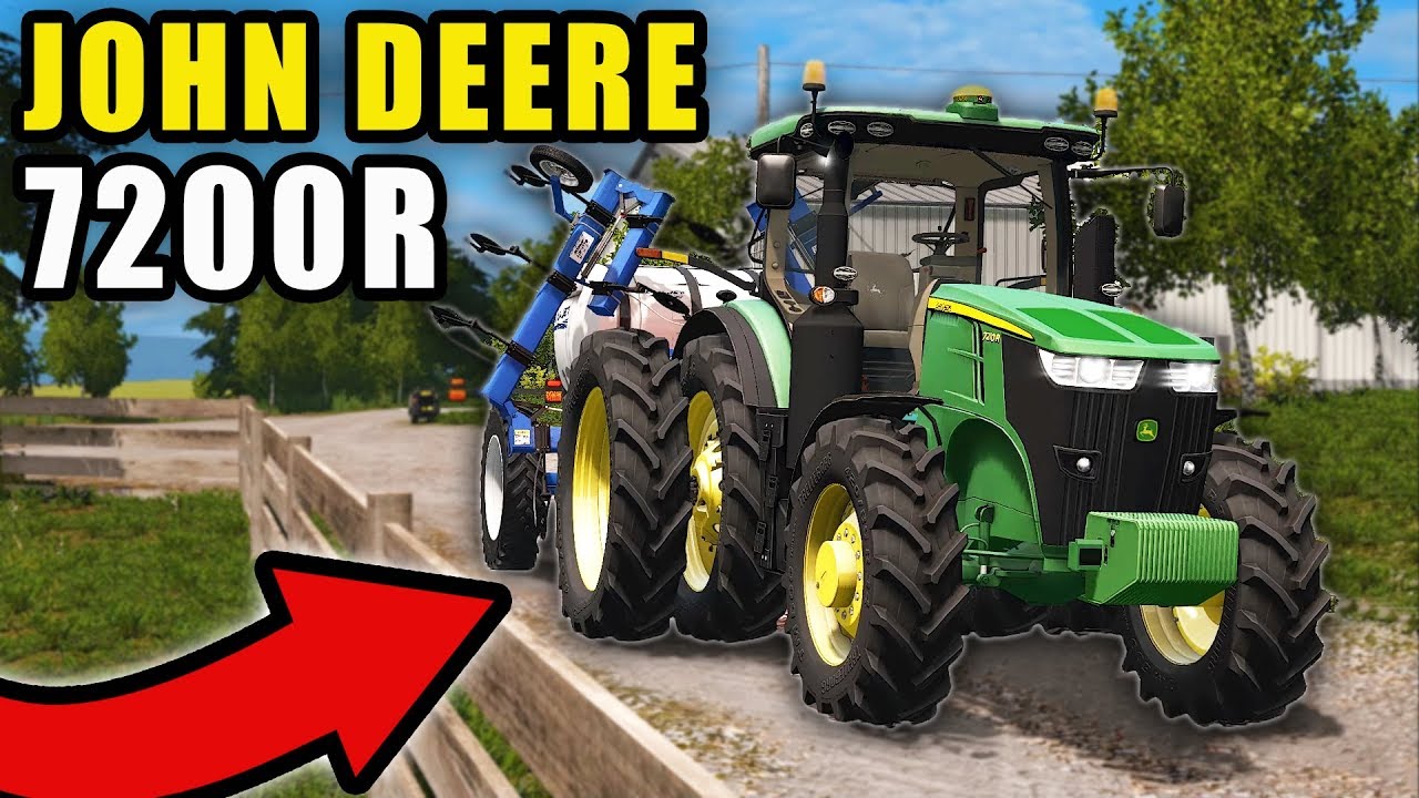 JOHN DEERE SENT US A NEW TRACTOR! JD 7200R DEMO FOR THE WEEKEND | FARMING SIMULATOR 2017