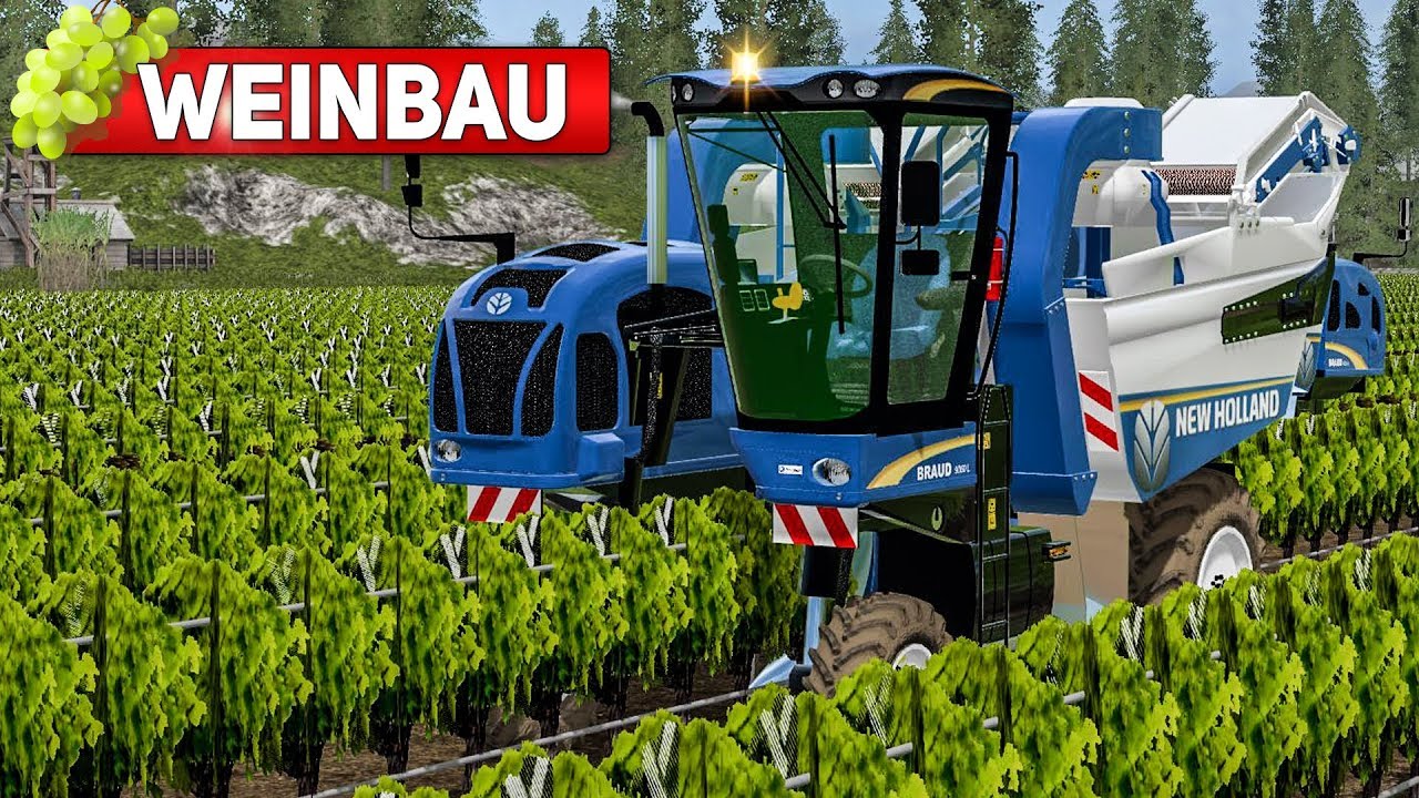 LS17 WEINBAU #3: Lese mit den New Holland Vollernter! | Landwirtschafts Simulator 2017