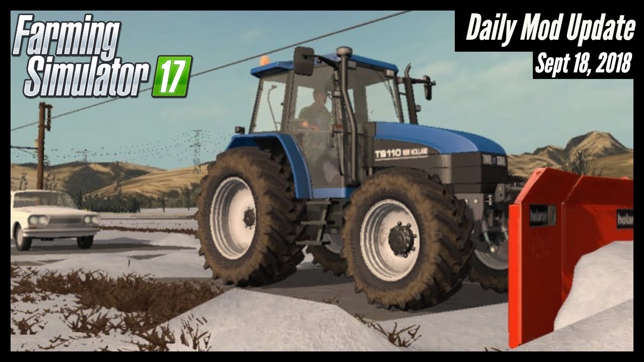 NEW HOLLAND UPDATE IN TESTING | Daily Mod Update | Sept 18, 2018 | FS17 Mods