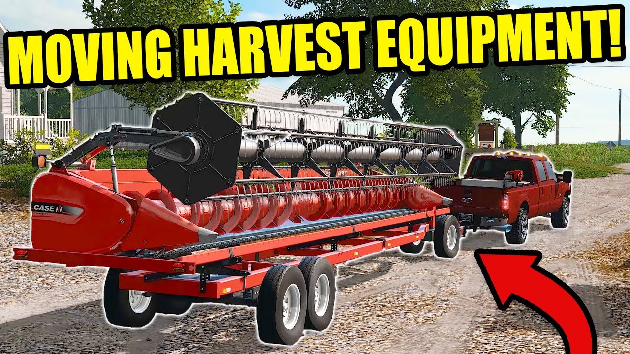 NEXT FIELD HERE WE COME! SOYBEAN HARVEST TIME | FARMING SIMULATOR 2017