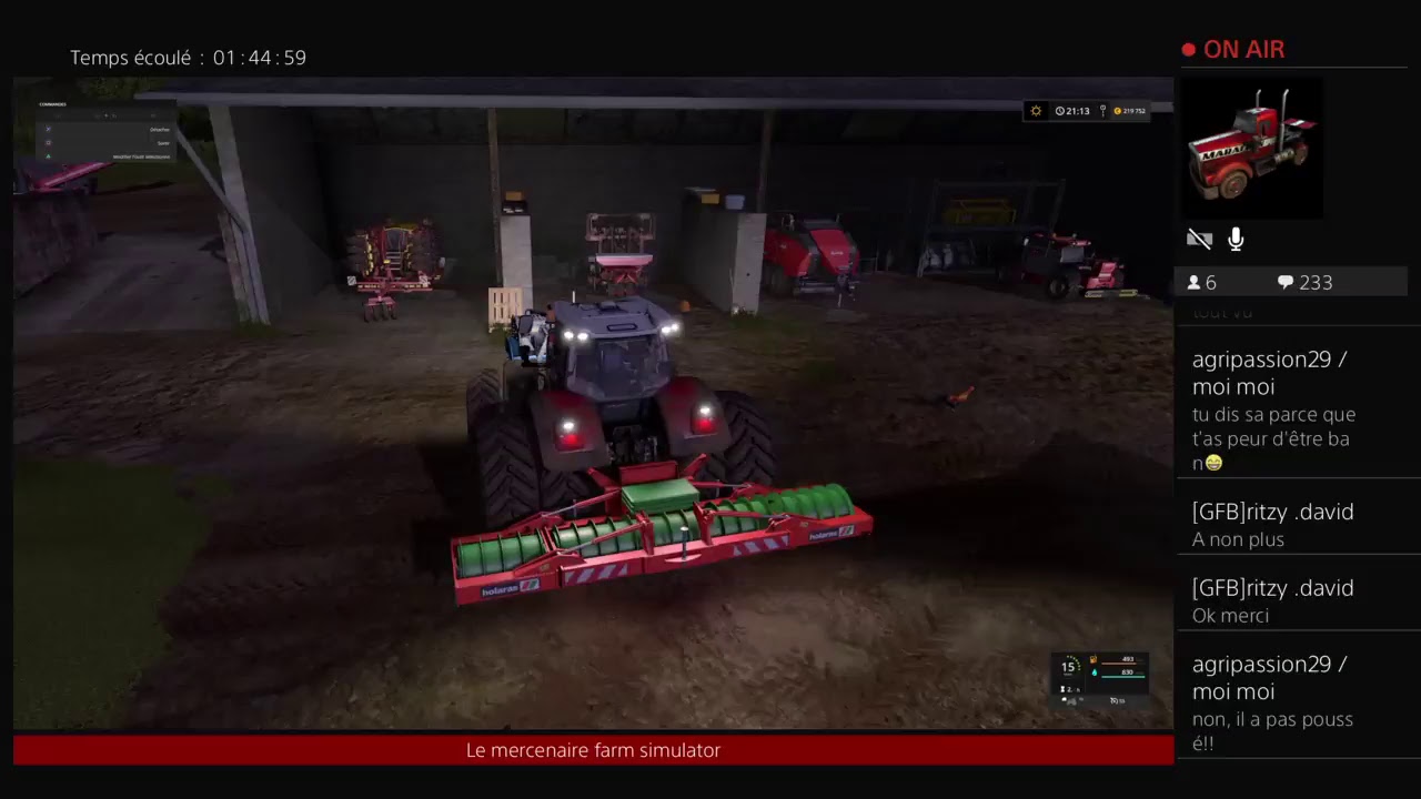 Old streem fs17 ps4 con aura sur fs19