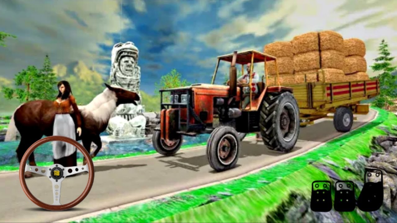 Real Farming Simulator 2018 - Tractor Cargo Trailer Transport | Android Gameplay FHD