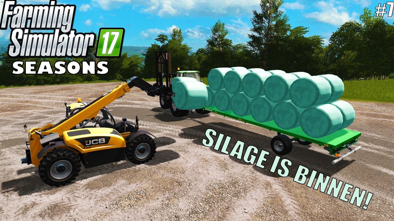'SILAGE IS BINNEN!' Farming Simulator 17 Seasons Shamrock Valley #7
