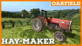 THROWING HAY | Oakfield Farm E8 | Let's Play FS17