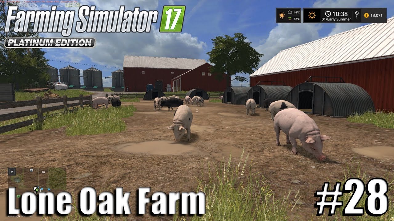 TRANSPORTING THE PIGS | Lone Oak Farm | Timelapse #28 | Farming Simulator 17