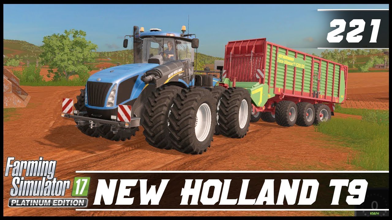 TRATOR MONSTRO! NEW HOLLAND T9! | FARMING SIMULATOR 17 PLATINUM EDITION #221 [PT-BR]