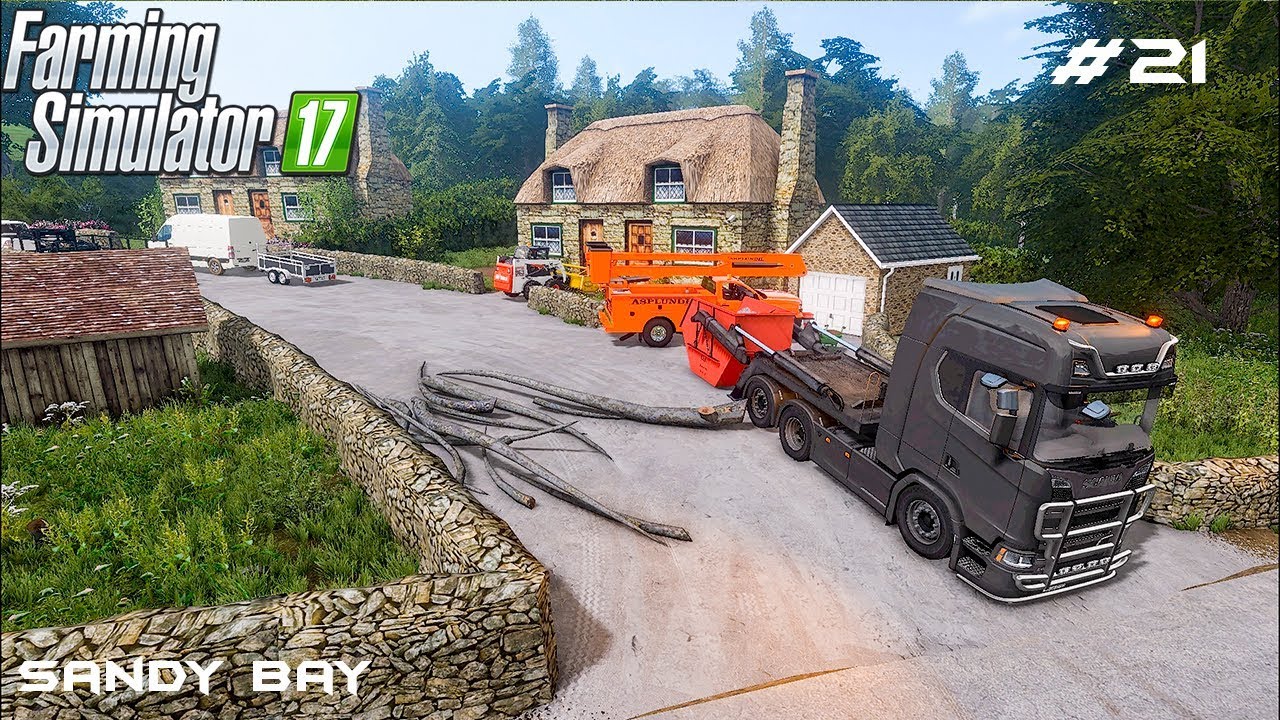 Tree removal | Sandy Bay 17 | Farming Simulator 2017 | Episode 21