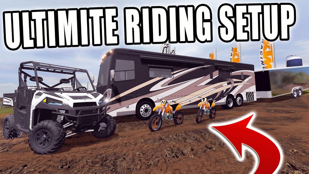 WEEKEND RIDING + CAMPING | MOTOCROSS TRACK | FARMING SIMULATOR 2017