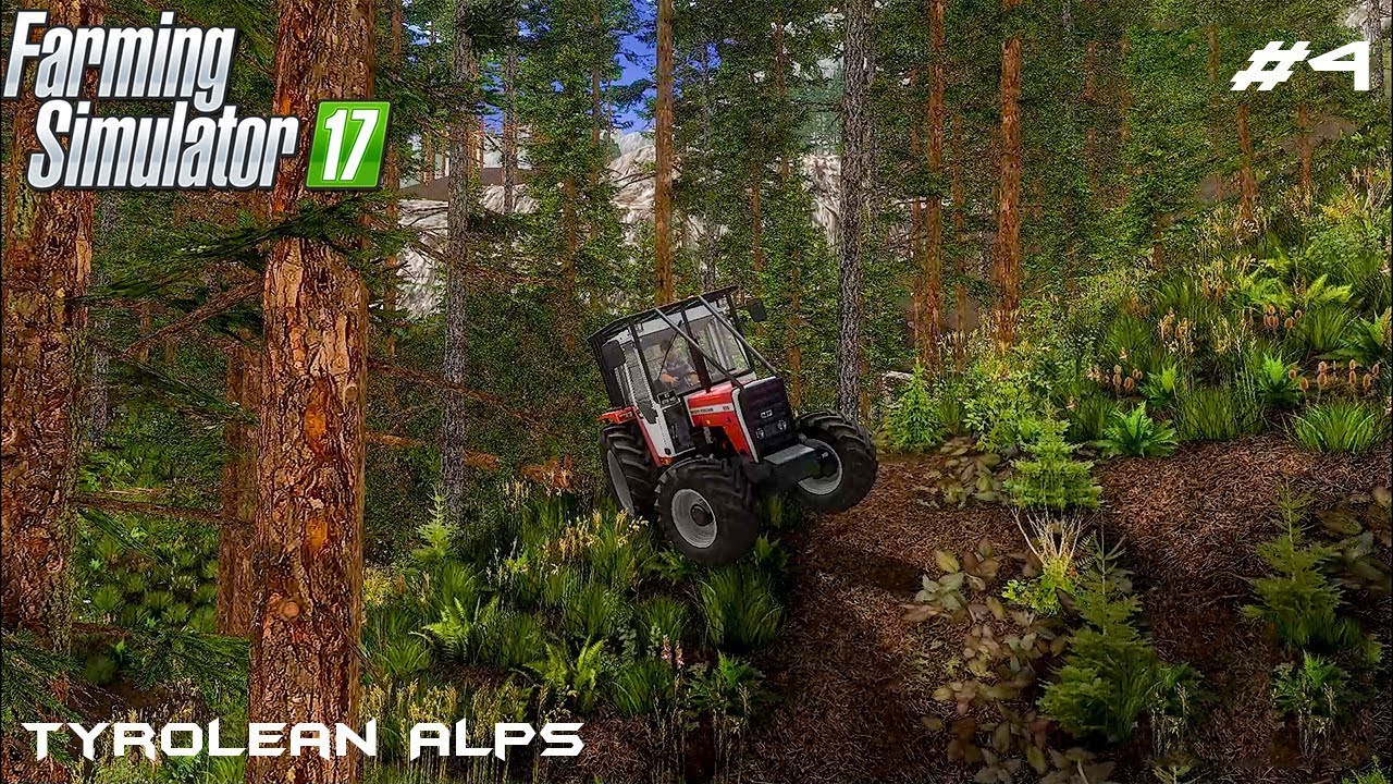 Winching logs with tractor | Tyrolean Alps | Farming Simulator 2017 | Episode 4 Winching logs with tractor | Tyrolean Alps | Farming Simulator 2017 | Episode 4