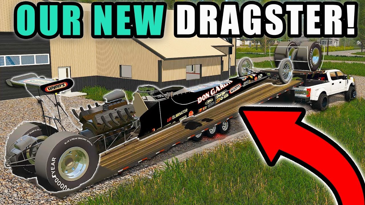 "BIG DADDY" HAS ARRIVED AT ROLLIN COAL CUSTOMS! OUR NEW DRAGSTER | FARMING SIMULATOR 2017