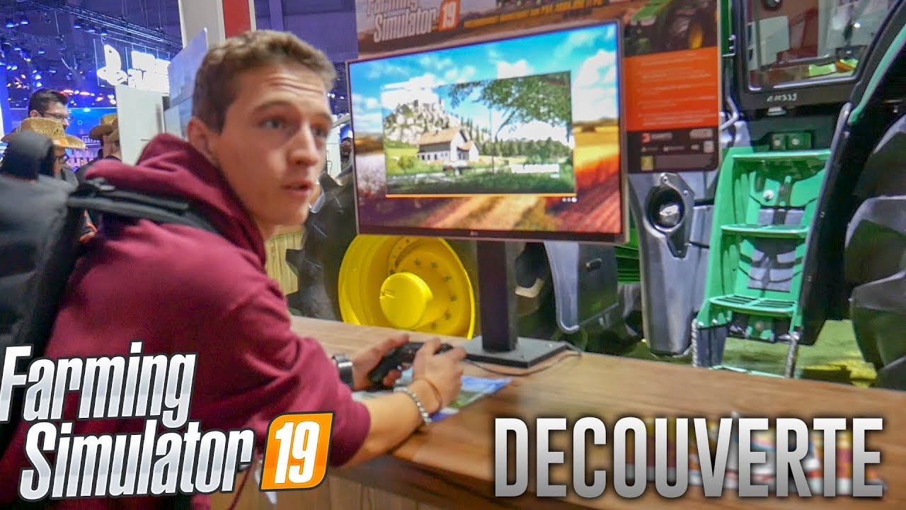 DÉCOUVERTE DE FARMING SIMULATOR 19 !