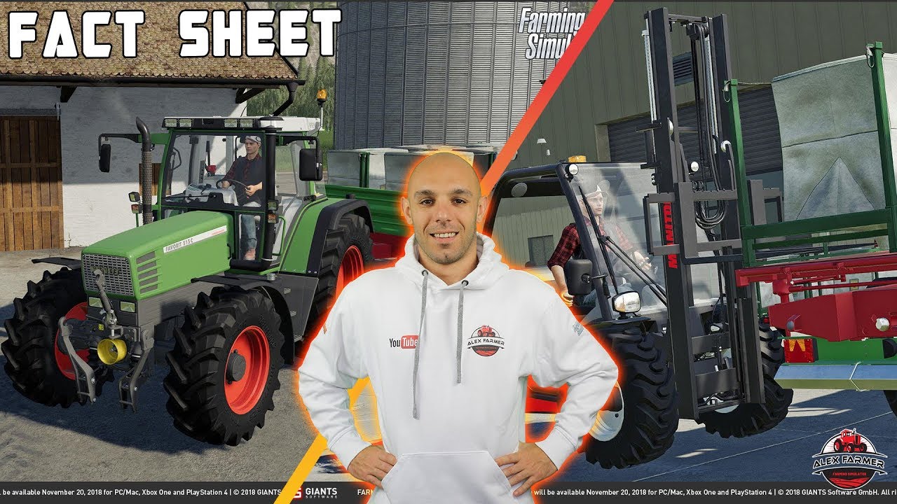 FARMING SIMULATOR 19 FENDT FAVORIT 500 SERIES FACT SHEET IL MIO COMMENTO - ALEXFARMER