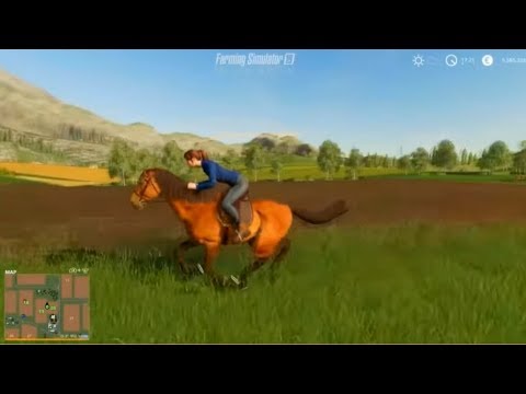 Farming Simulator 2019  Fs19 Horse riding