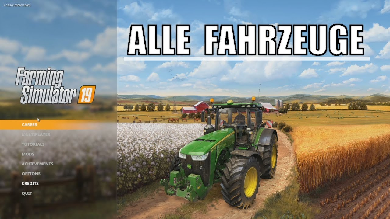 LS19 - Alle bisherigen Traktoren / Harvester/ Fahrzeuge - LS19 News