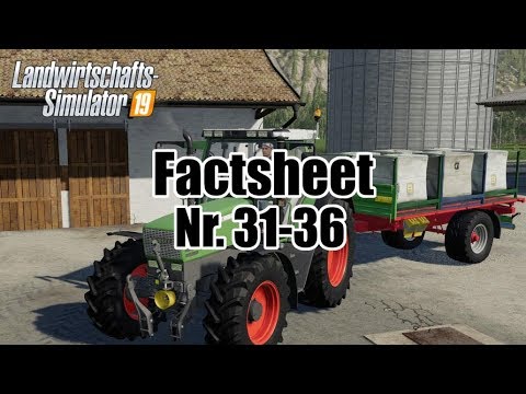 LS19 Fendt 500 Favorit & mehr  | FARMING SIMULATOR 2019 | Fact Sheet Nr. 31-36