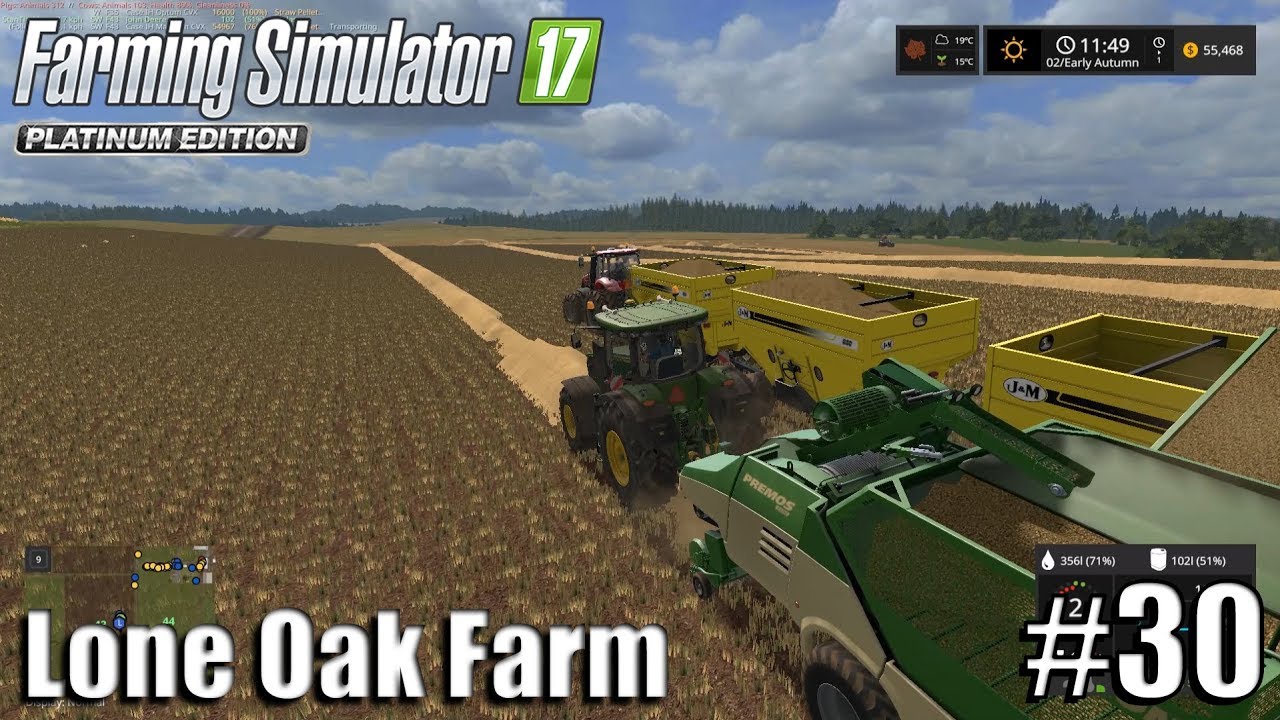 STRAW PELLETS | Lone Oak Farm | Timelapse #30 | Farming Simulator 17