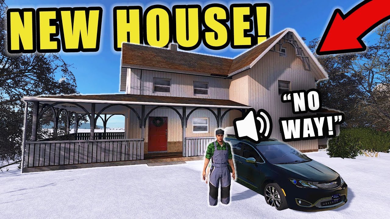 SUPRISE FOR THE HIRED HAND! WE BOUGHT HIM A NEW HOUSE & CAR! FARMING SIMUALTOR 2017