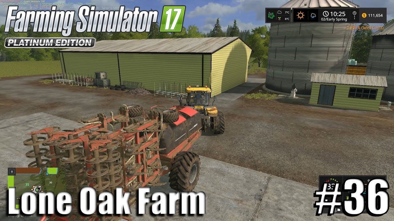 WHEAT AND CANOLA | Lone Oak Farm | Timelapse #36 | Farming Simulator 17