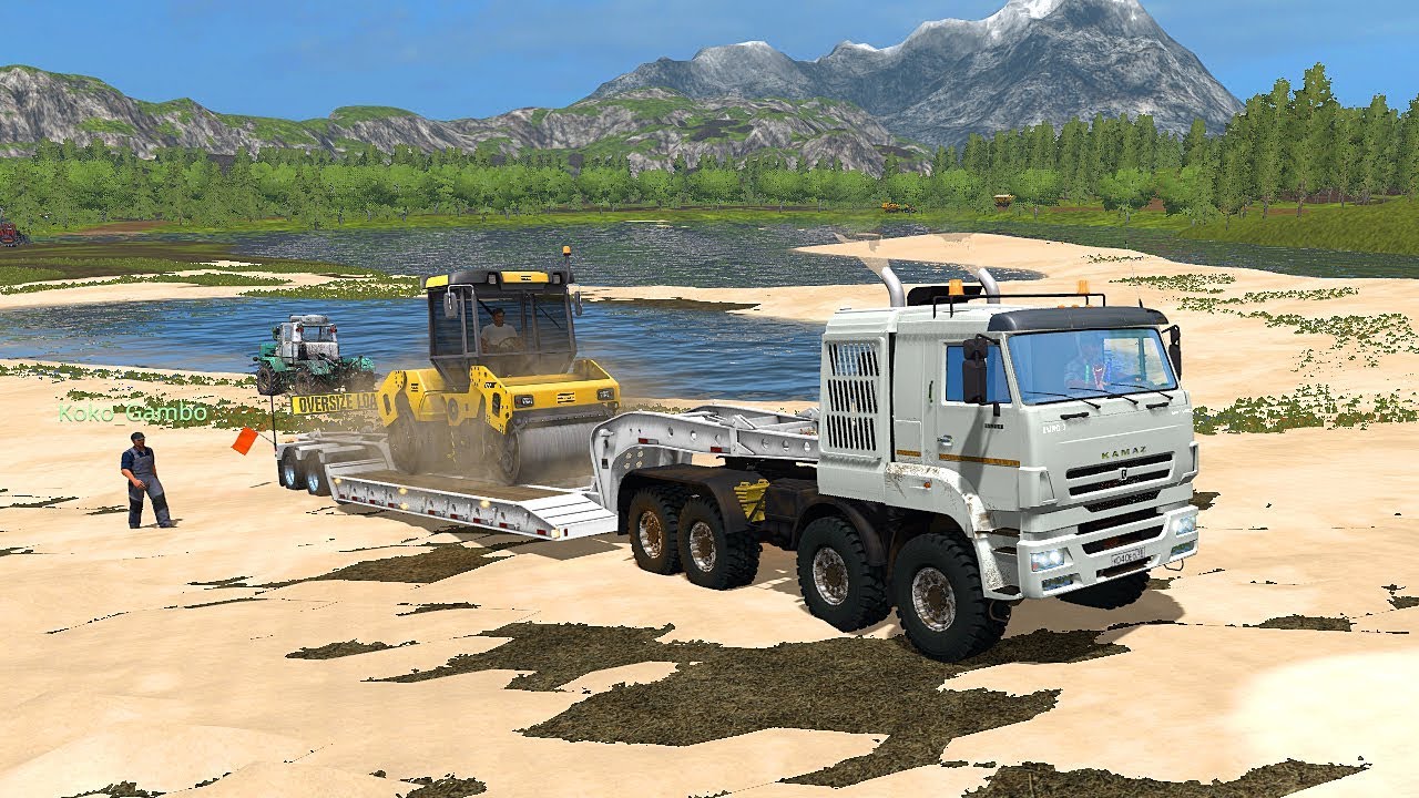 СТРОИМ РУССКИЕ МАЛЬДИВЫ ! НУЖНО МНОГО ПЕСКА ! - FARMING SIMULATOR 2017