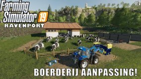 'BOERDERIJ AANPASSING!' Farming Simulator 19 Ravenport #7