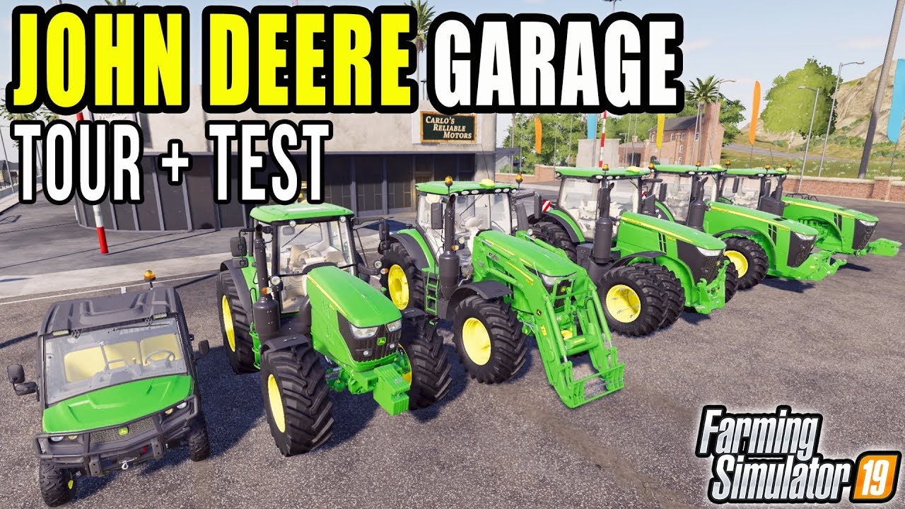 EVERY JOHN DEERE IN FARMING SIMULATOR 2019 | TOUR + TEST