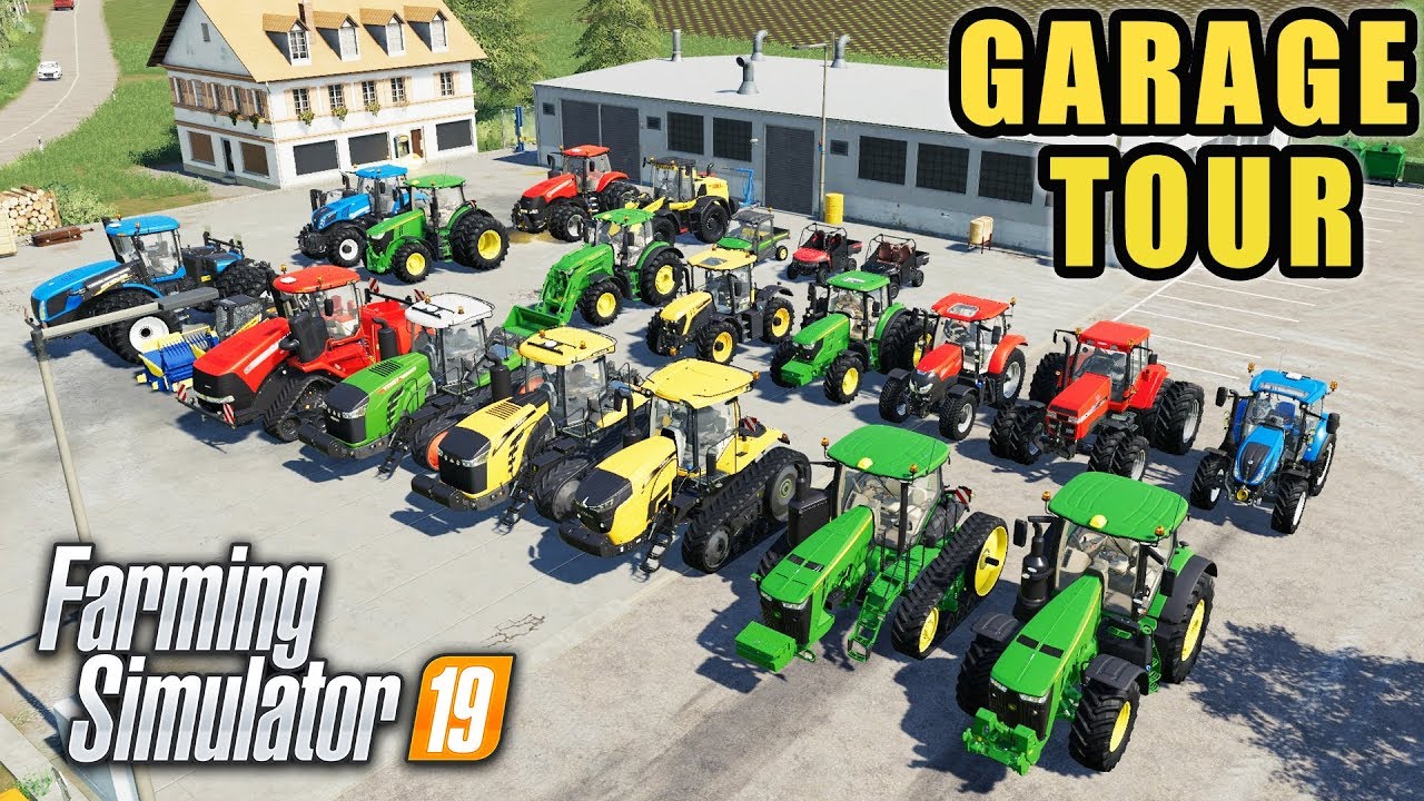 FS19- TRACTOR & HARVESTER TOUR!  | JOHN DEERE, CHALLENGER, CASE & MORE!
