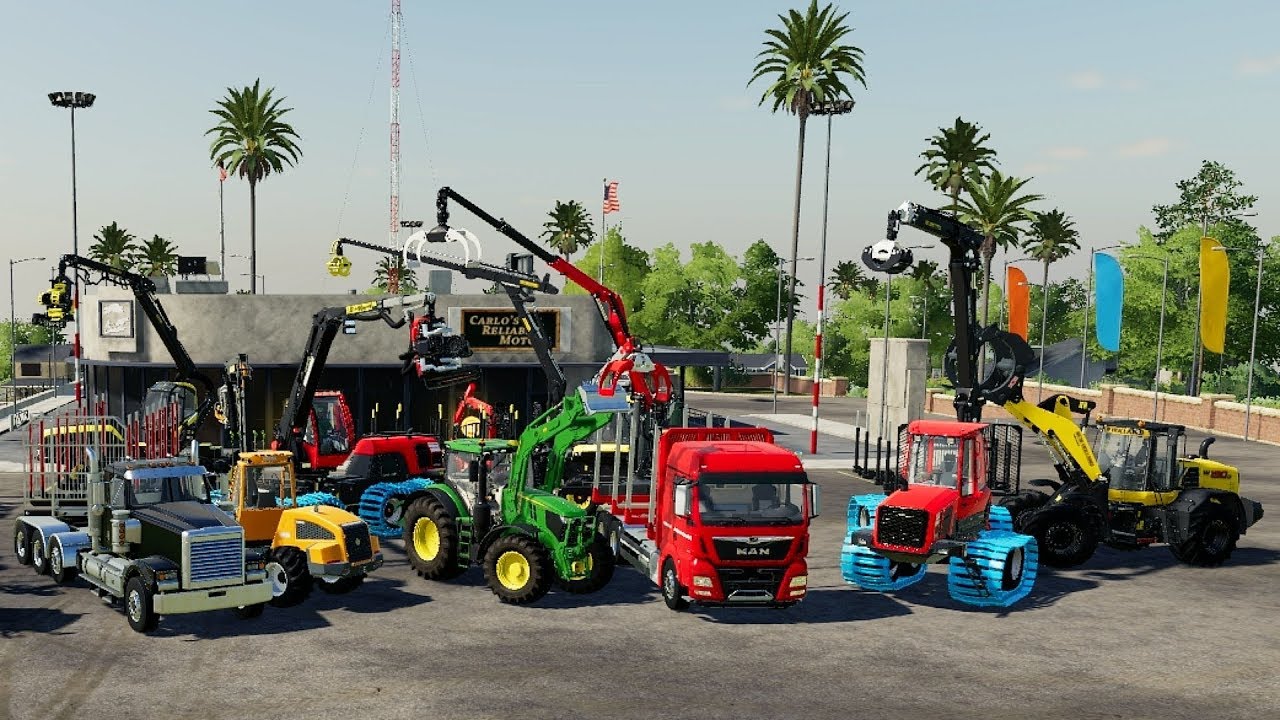 FS19 for Xbox One, PS4 and PC/Mac - Forest Vehicles - Komatsu - MAN TGX and more