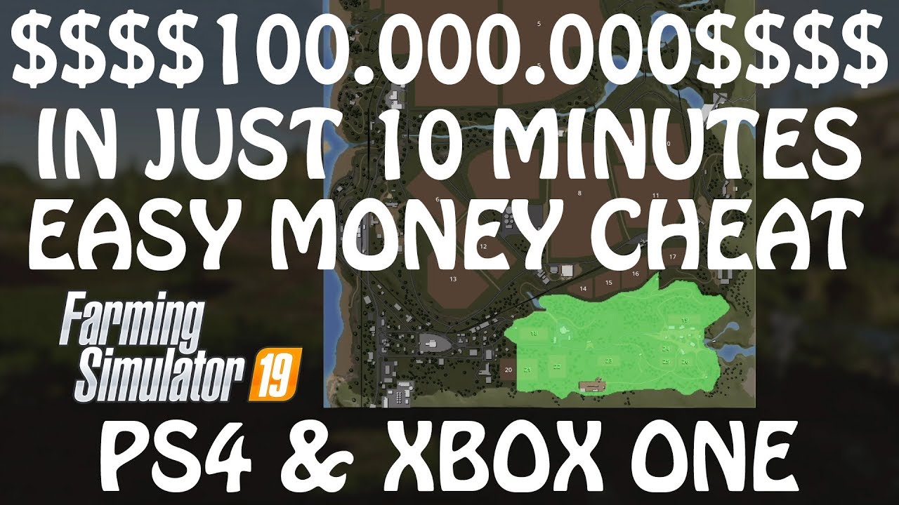 HOW TO EARN 100 MILLIONS in 10 MINUTES in Farming Simulator 2019 | EASY MONEY HACK | PS4 | Xbox One