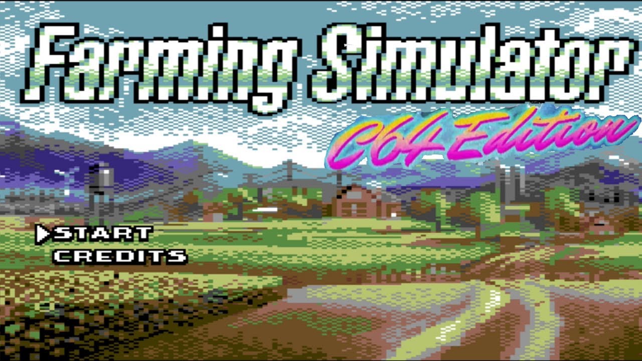 LS19 C64 Vorstellung & Gameplay - Farming Simulator 19 C64 Edition